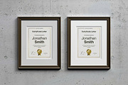 Letter Certificate Partout Mockup, an Advertising Mockup by Se٧enStudio (Thumbnail 6 of 9)
