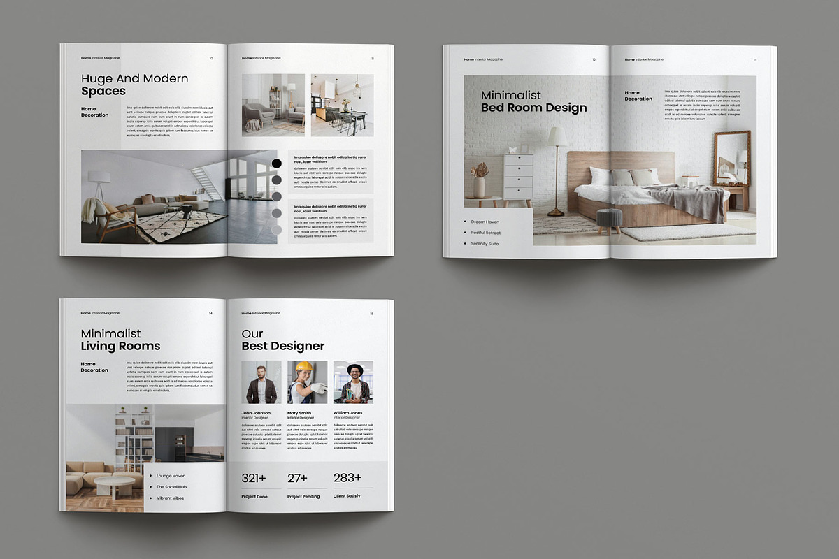 Interior Design Magazine Template, a Magazine Template by Seeing-art (Photo 11 of 11)