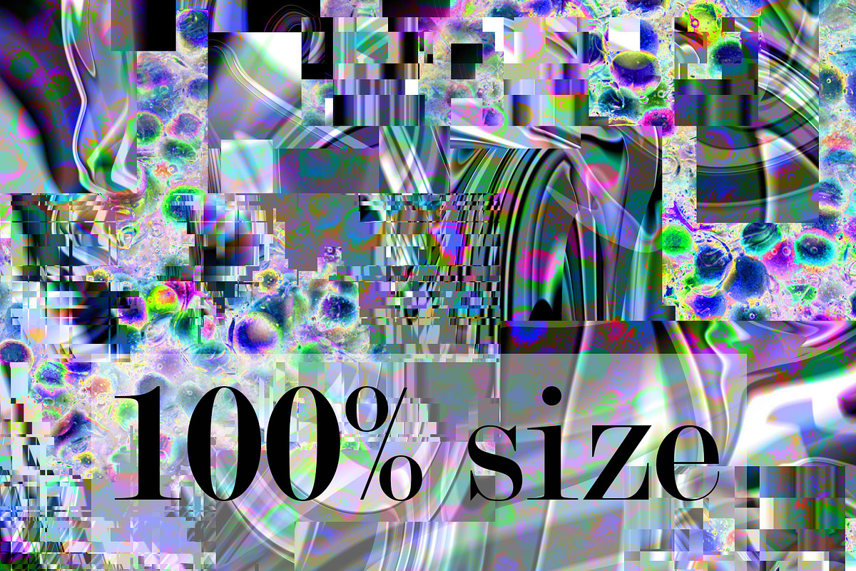 Glitch organic texture Seamless Patt, a Pattern Graphic by KomannaArt (Photo 3 of 5)