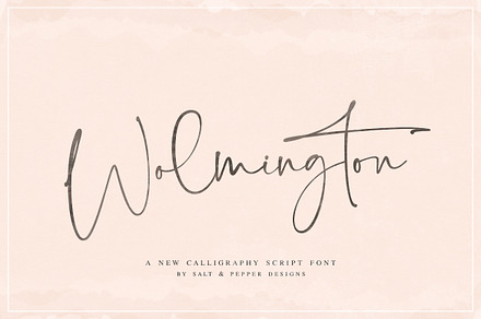 Wolmington Script Font