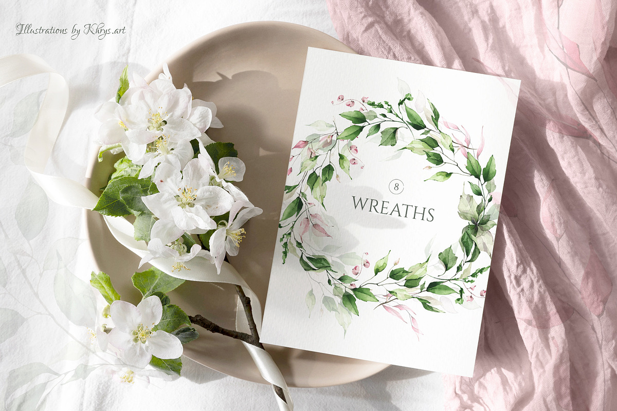 Delightful Nature. Floral watercolor, an Object Illustration by Khrys.art (Photo 4 of 18)