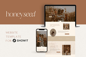 Boho Showit Website Template