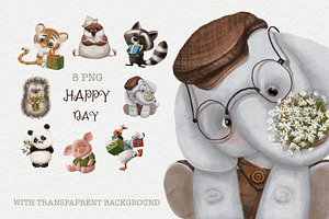 Cute Animals Clipart