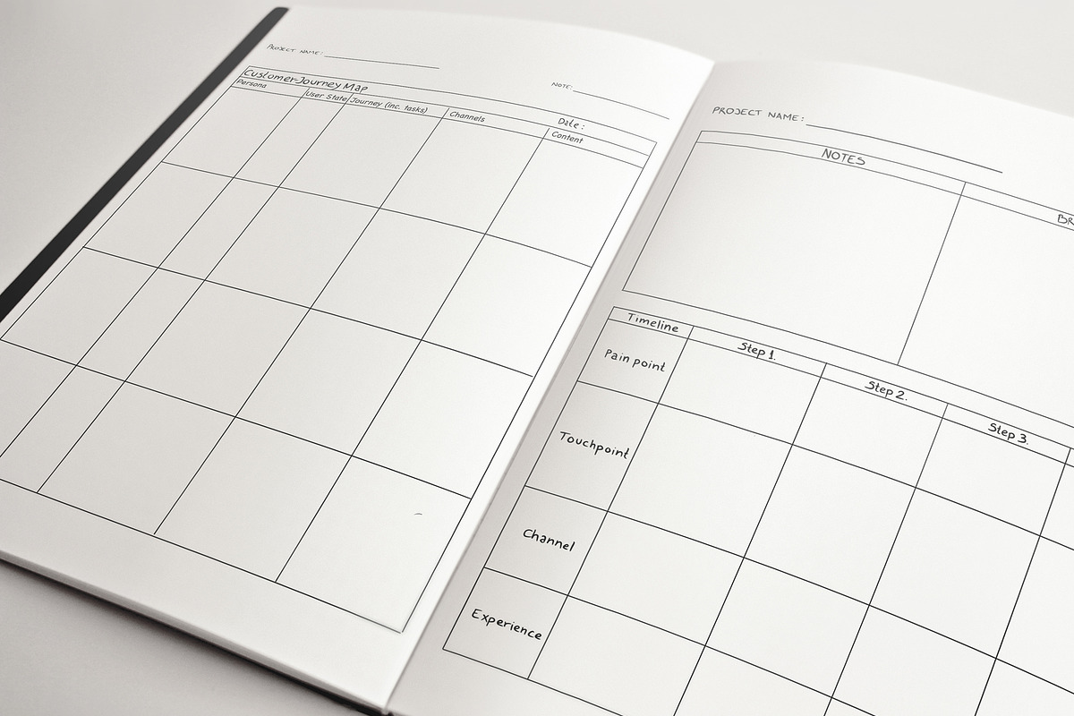15 Hand Drawn UX Design Planners, a Graphic by Character (Photo 7 of 11)