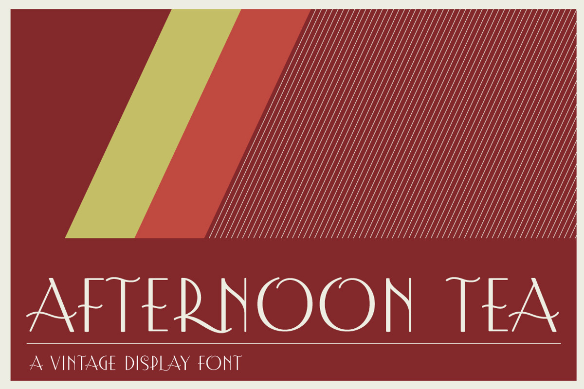 Afternoon Tea, a Font by Rocket Type (Photo 1 of 5)