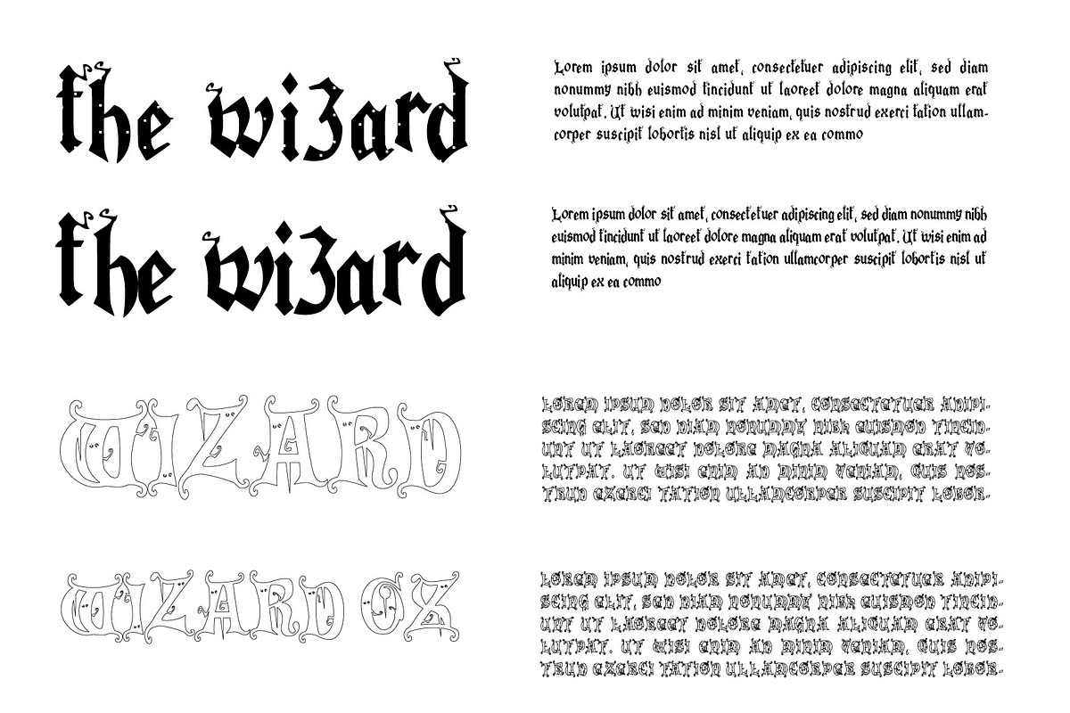 The Wizard Blackletter, a Blackletter Font by cromatixclassroom (Photo 10 of 11)