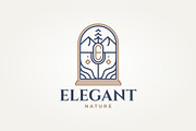 mountain nature line art icon logo, a Branding & Logo Template by Blazybone (Thumbnail 1 of 2)