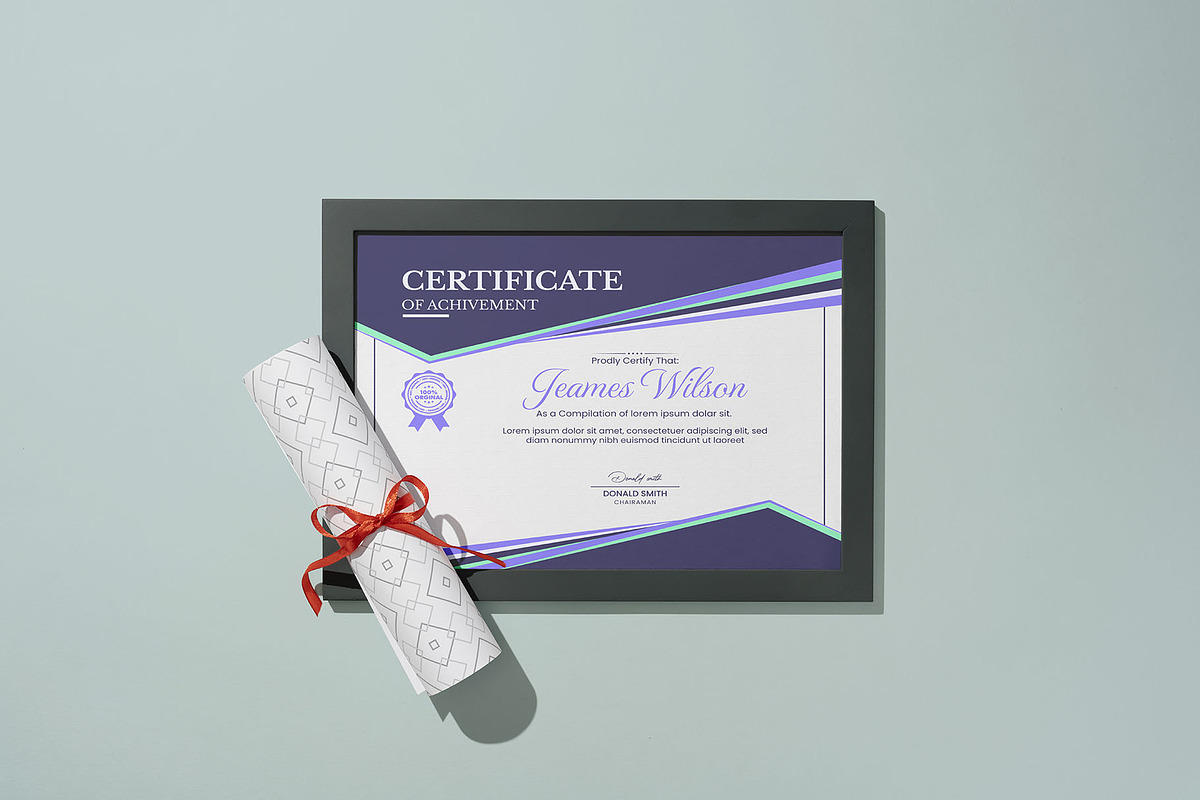 Luxury And Modern Style Certificate, a Stationery Template by MRI STUDIO (Photo 13 of 13)