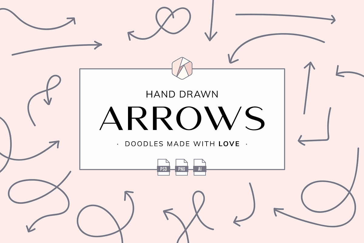Hand Drawn Arrow Doodles, an Illustration by Kimi Kinsey (Photo 1 of 3)