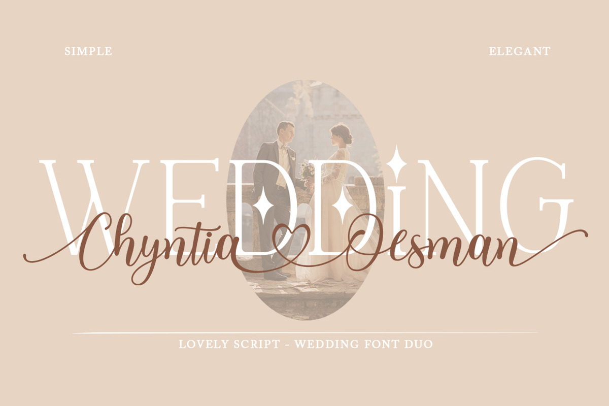 Wedding Chyntia Oesman, a Handwritten Font by Struggle Studio (Photo 1 of 13)