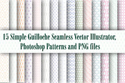 15 Guilloche Seamless Patterns, a Background Graphic by Kseniya-Omega (Thumbnail 1 of 5)
