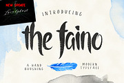 the faino typeface, a Script Font by alit design (Thumbnail 1 of 10)