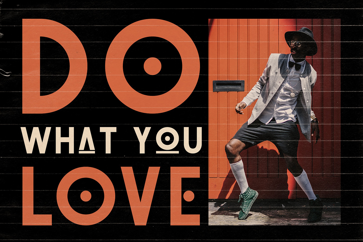 Georgio | Retro Typeface, a Sans Serif Font by Almeera Std (Photo 2 of 10)