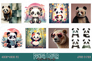 20 Groovy Panda T-shirt Bundle, an Illustration by Sofia's Fashion (Thumbnail 2 of 3)