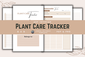 Plant Care Tracker, a Templates & Theme by KDPISH