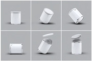 Cylindrical Container Mock-Up, a Packaging Mockup by DesignRushMarket (Thumbnail 3 of 15)