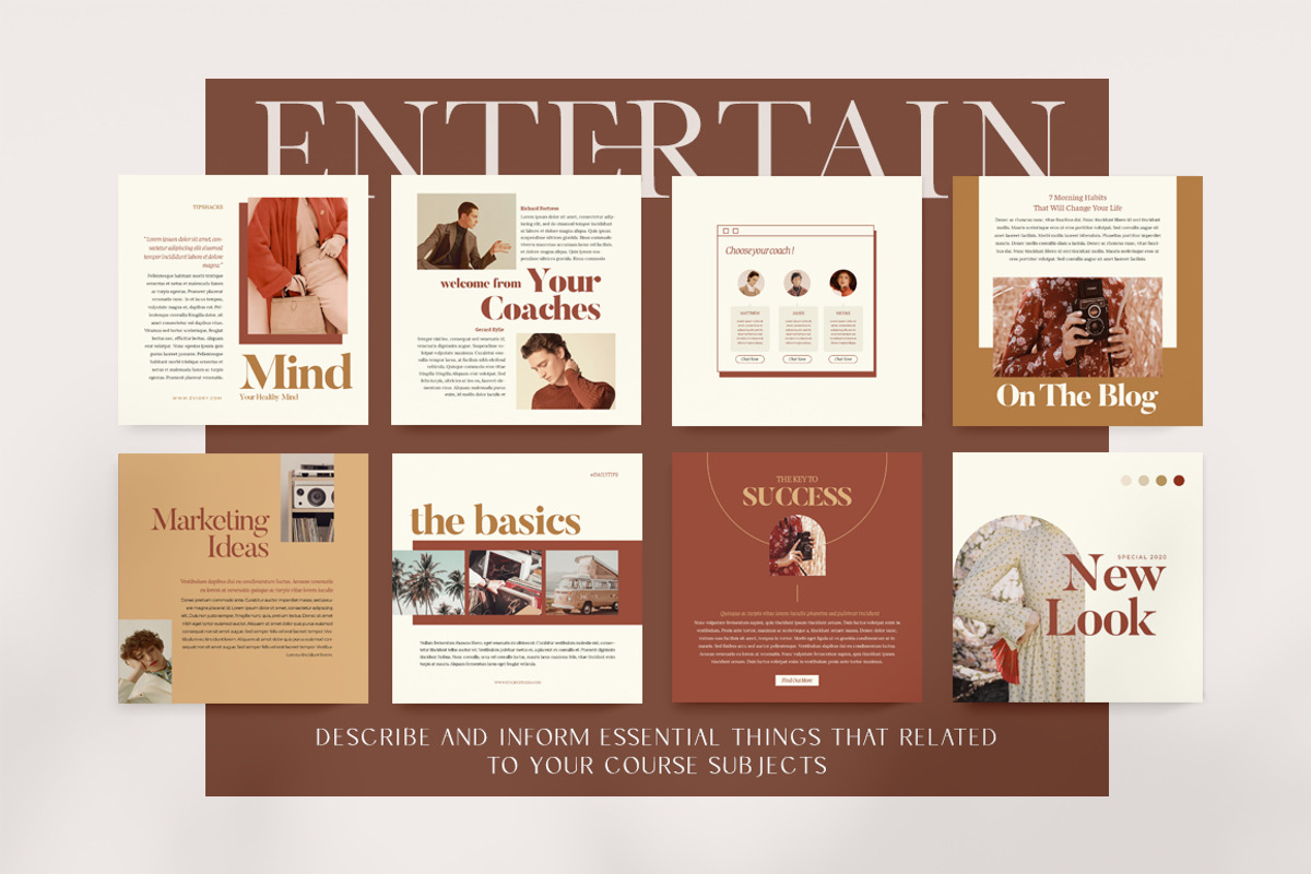 Instagram Creator For Coach CANVA PS, a Social Media Template by Eviory (Photo 13 of 57)