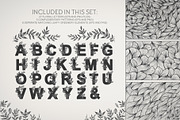Greenery Monograms | Floral Alphabet, a Decorative Illustration by Tinydew (Thumbnail 6 of 6)