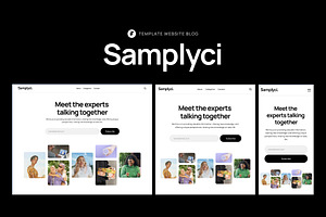 Samplyci - Blog Framer Template
