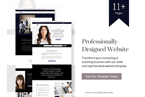 WIX Website Template For Consultants