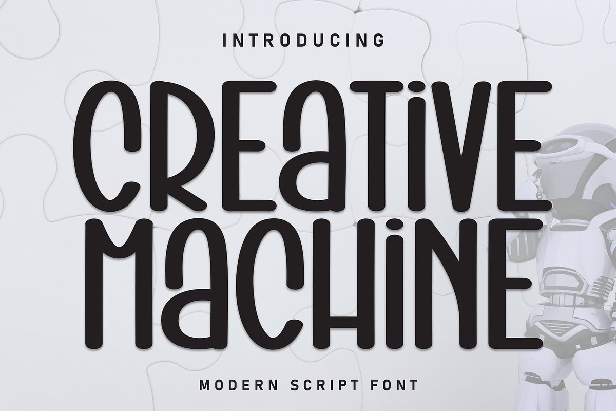 Creative Machine | Script Font, a Script Font by Scratchones (Photo 1 of 8)