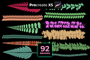 92 FLORAL brushes for PROCREATE X5, a Brush Add-On by Graphics Resources (Thumbnail 9 of 15)