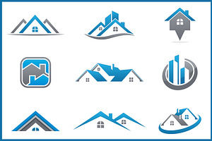 Real Estate Bundle: 9 Logos