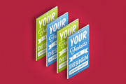 Isometric GS4 App Mockup Bundle, a Templates & Theme by PitchStock (Thumbnail 3 of 5)