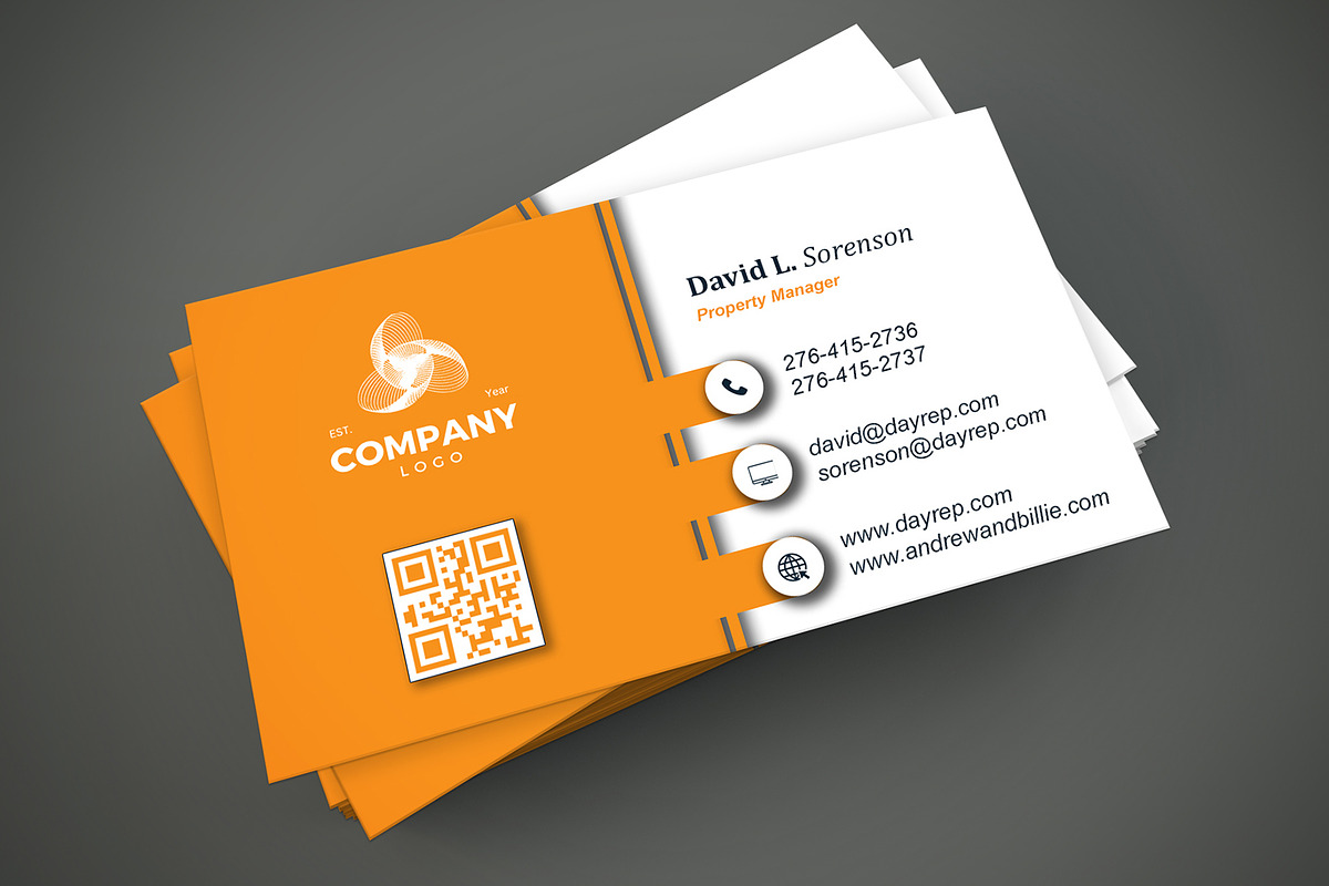 Multipurpose Visiting Card PSD preview 6