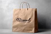 Paper Bag Mockup, a Packaging Mockup by GenesisCreativeCo (Thumbnail 2 of 3)