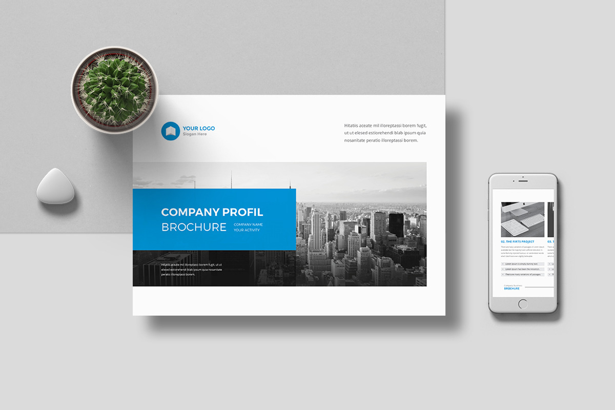 Clean & Modern Brochure | 3 Sizes, a Brochure Template by Pro-Gh (Photo 11 of 28)