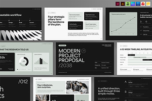 Minimal Presentation Template, a Presentation Template by BrandPacks