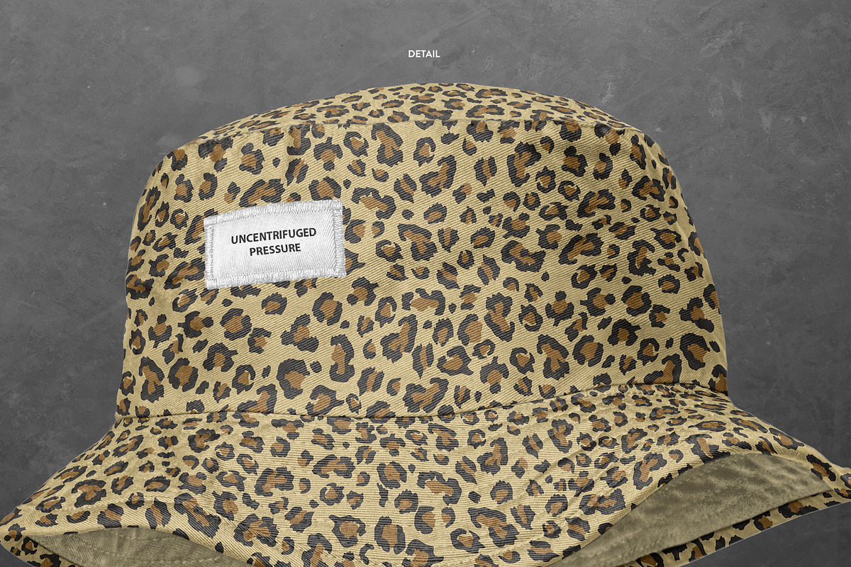 Bucket Hat Mockup, a Hat Mockup by Uncentrifuged Pressure (Photo 6 of 7)