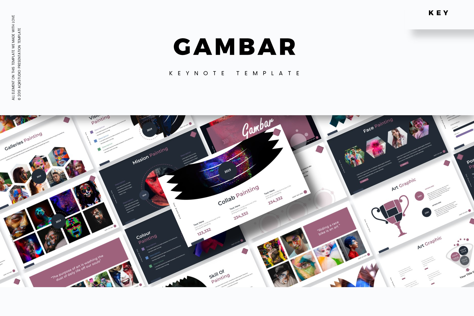 Gambar - Keynote Template, a Presentation Template by AQR Studio