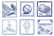 Summer Coastal Sublimation Clipart, an Illustration by Dream Creation (Thumbnail 7 of 7)