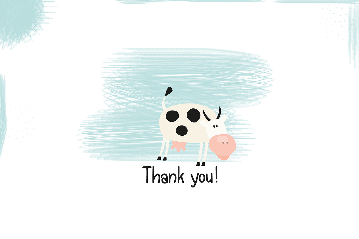 Kids Little Farm clipart & pattern, an Animal Illustration by ELFIVETROV DESIGN (Photo 7 of 7)