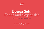 Decour Soft, a Slab Serif Font by Latinotype (Thumbnail 1 of 11)