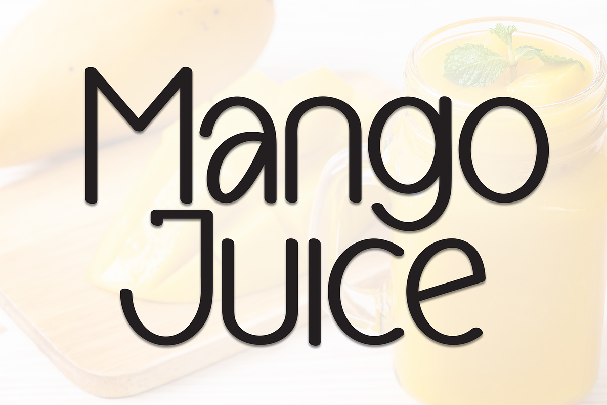 Mango Juice | Script Font, a Script Font by Scratchones (Photo 1 of 8)