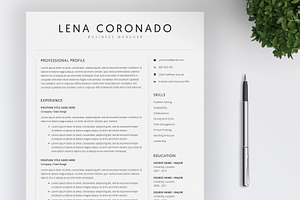 Resume Template | 4 Pages Resume