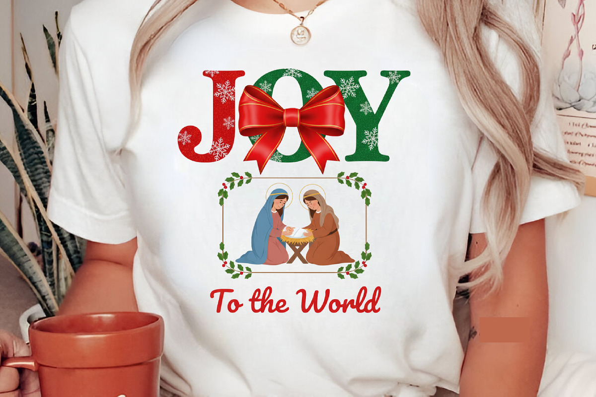 Joy to the World,Christian Christmas, an Illustration by Designking (Photo 4 of 5)
