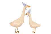 Blue Goose Celebration Collection, an Animal Illustration by the_myro (Thumbnail 8 of 14)