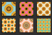 Sunflower Spiral Seamless Patterns, a Pattern Graphic by protabsorkar11 (Thumbnail 2 of 4)