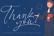 Justice Agenda Stylish Signature, a Script Font by stylishtype.co (Thumbnail 20 of 20)