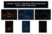 Classic Halloween Inky Illustrations, a Decorative Illustration by The Digital Prop Shop (Thumbnail 7 of 7)