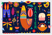 Happy Easter collection, an Object Graphic by Julycolor (Thumbnail 2 of 14)