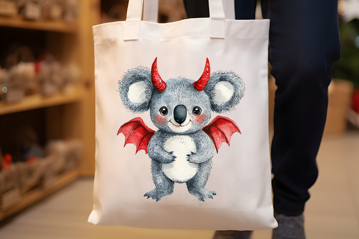 Cute Halloween Koala Clipart, a Seasonal Illustration by Rose Art (Photo 6 of 7)