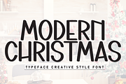 Modern Christmas | Script Font, a Script Font by Scratchones (Thumbnail 1 of 8)