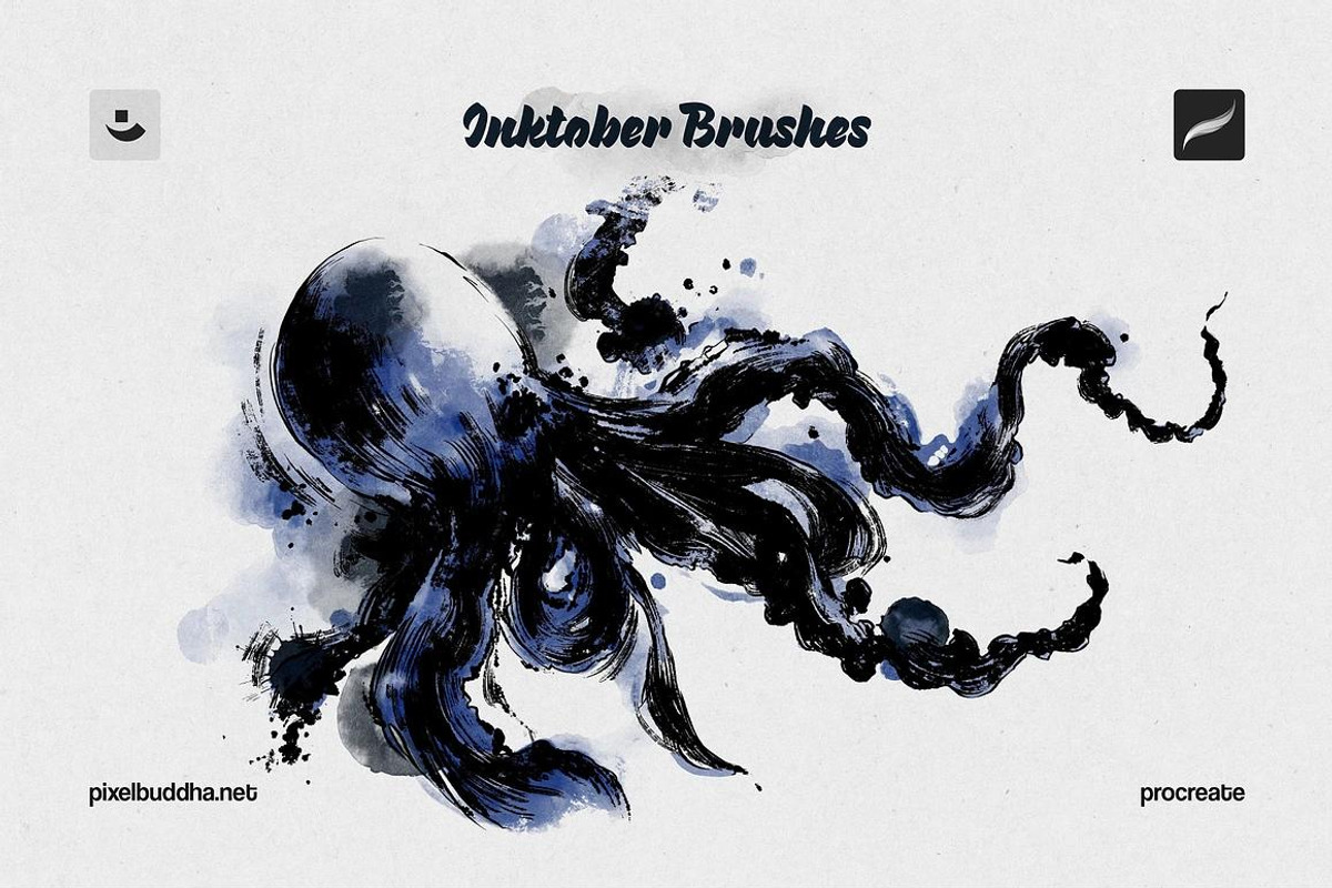 12-in-1 Procreate Brushes Bundle, a Brush Add-On by pixelbuddha.net (Photo 6 of 15)