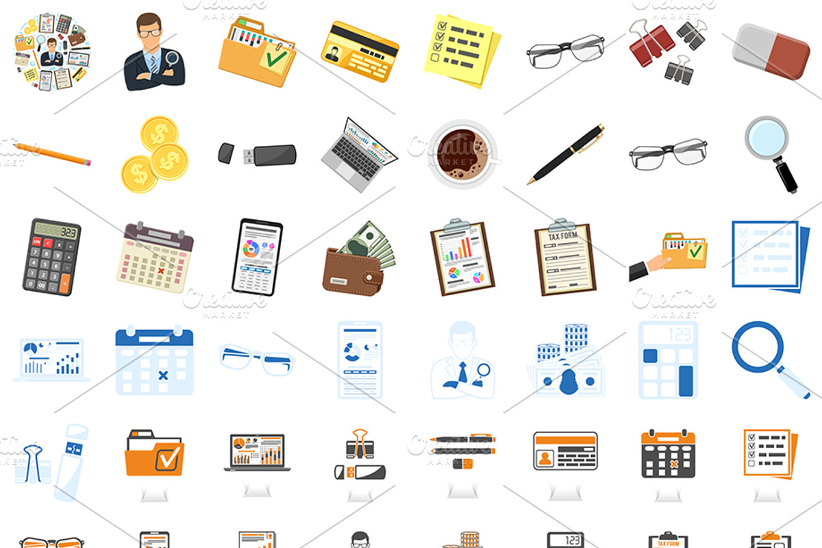 Auditing, Tax, Accounting Concepts, a Finance Illustration by TAlex (Photo 7 of 7)