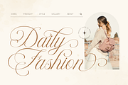Le Maire - Modern Cursive Script, a Script Font by Pixesia Studio (Thumbnail 3 of 11)
